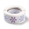 Christmas Themed Flat Round Roll Stickers X-DIY-B045-04B-2