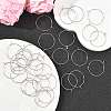 SHEGRACE Brass Hoop Earring Findings XGRPCH918-218P-4