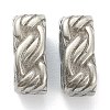 304 Stainless Steel Slide Charms/Slider Beads STAS-I181-029AS-1