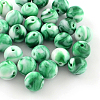 Opaque Acrylic Beads SACR-R853-8mm-212-1