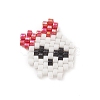 Halloween Theme Handmade Loom Pattern MIYUKI Seed Beads PALLOY-MZ00046-3