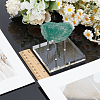 Square Acrylic Display Stands for Raw Stone Mineral Crystal Ball ODIS-WH0028-98-3