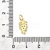 Brass Micro Pave Cubic Zirconia Pendants KK-F896-03D-G-3