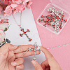 12Pcs 2 Style Tibetan Style Alloy Rhinestone Pendants RB-FH0001-04-4