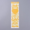 Bowknot & Heart Pattern Decorative Stickers Sheets DIY-L037-G07-1