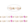 Handmade Glass Beaded Chains CHS-P016-45G-02-2