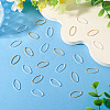 24Pcs 2 Colors Brass Linking Rings KK-TA0003-06-4