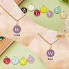 120Pcs 12 Colors Golden Plated Alloy Charms ENAM-SZ0001-64W-6