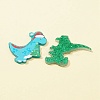 4Pcs 4 Styles Printed Opaque Acrylic Pendants MACR-FS0001-55-5
