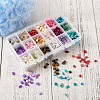 360g 18 Colors Freshwater Shell & Gemstone Chip Bead Sets G-CW0001-01-14