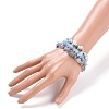 Chips Natural Mixed Stone Stretch Bracelets BJEW-JB05643-3