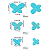 PandaHall Elite 42Pcs 3 Style Synthetic Turquoise Beads G-PH0001-91-7