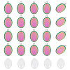 Unicraftale 30Pcs Ion Plating(IP) 304 Stainless Steel Pendant Cabochon Settings STAS-UN0049-14-1