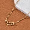 304 Stainless Steel Chemical Symbol Pendant Necklaces NJEW-Z073-03G-04-3