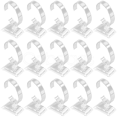 C Shaped ABS Plastic Single Bracelet Display Stands BDIS-WH20001-03B-1