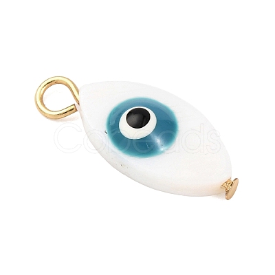 Natural Freshwater Shell Pendants PALLOY-JF04548-01-1