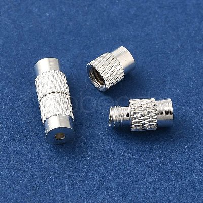 Brass Screw Clasps KK-G186-S-1