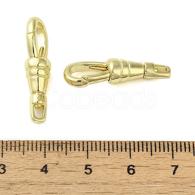 Brass Lobster Claw Clasps KK-B089-25G-1