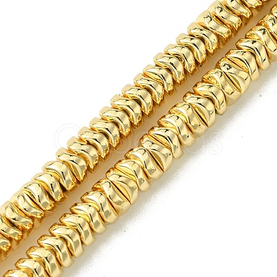 Electroplated Synthetic Non-Magnetic Hematite Beads Strands G-H020-F01-03-1