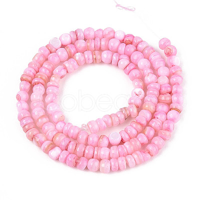 Natural Freshwater Shell Dyed Beads Strands SHEL-T020-29A-06-1