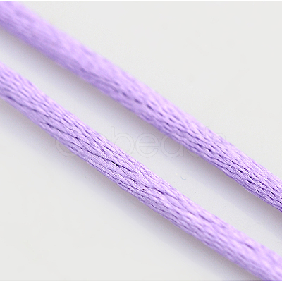 Nylon Satin Rattail Cords NWIR-O001-A-12-1