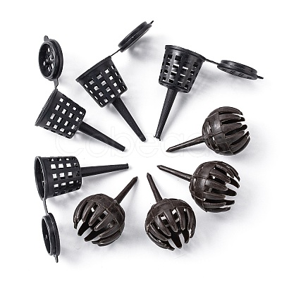 100Pcs Flat Round & Column Plastic Planting Fertilizer Accessories FIND-GA0001-49-1