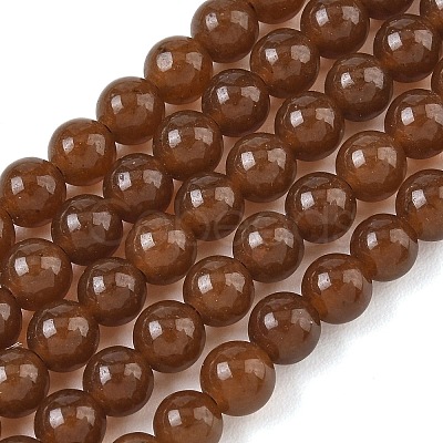 Dyed Natural White Jade Beads Strands GG-CBA9281-B02-6mm-1