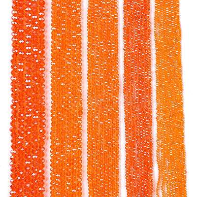 Electroplate Glass Beads Strands EGLA-A044-T2mm-A25-1