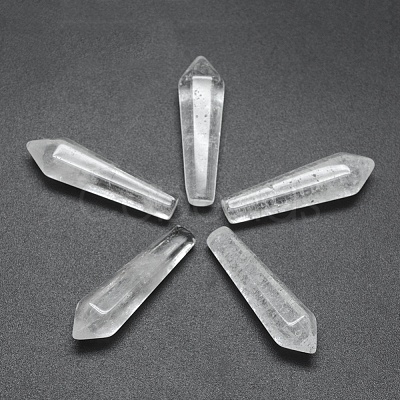 Natural Quartz Crystal Pointed Beads X-G-E490-C06-1