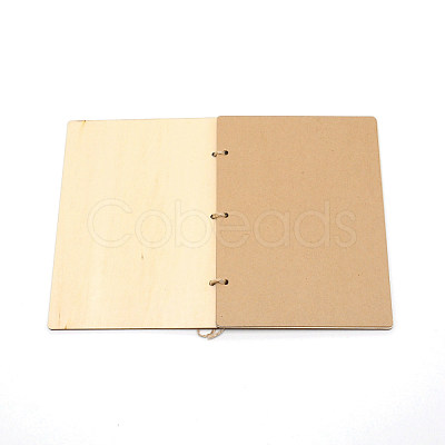 Creative Wooden Greeting Cards DIY-WH0196-66-1