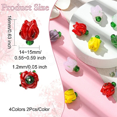 Handmade Lampwork Beads LAMP-CJ0002-04-1