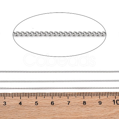 304 Stainless Steel Curb Chains CHS-M009-10P-05-1