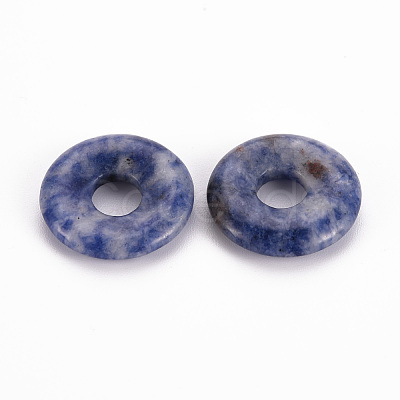 Natural Blue Spot Jasper Pendants G-T122-66E-1
