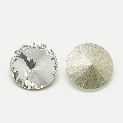 Pointed Back Glass Rhinestone Cabochons LS-RGLA-T086-14mm-01-1