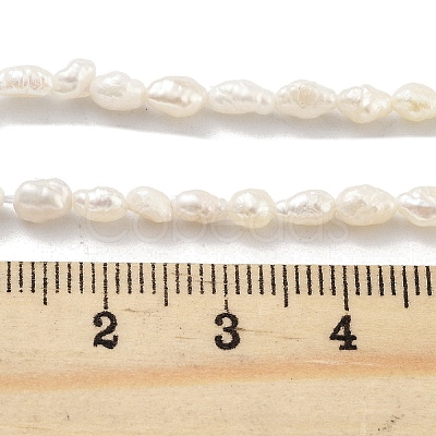 Natural Keshi Pearl Cultured Freshwater Pearl Beads Strands PEAR-P062-19-1