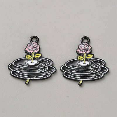 Zinc Alloy Enamel Pendants ENAM-CJC0021-20H-1