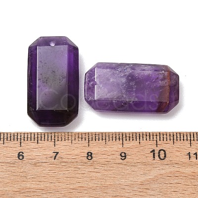 Natural Amethyst Pendants G-H325-03-03-1
