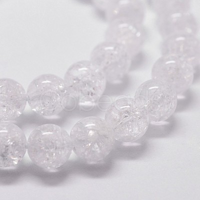 Natural Quartz Crystal Beads Strands G-G735-20-8mm-1