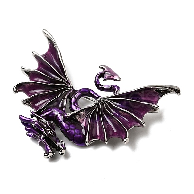 Dragon Enamel Pins JEWB-L026-02AS-01-1