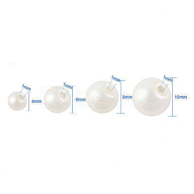 Glass Pearl Beads Strands Sets HY-TA0001-B-02-1