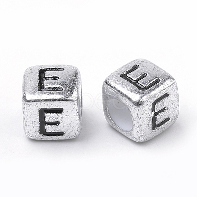 Plated Acrylic Beads PB43C9308-E-1