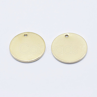 Brass Pendant X-KK-G332-03G-NF-1