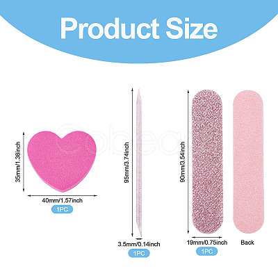 3Pcs Wood Nail Art Tools AJEW-TA0002-96B-1