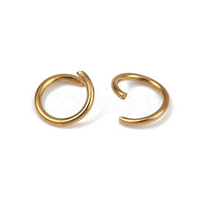 304 Stainless Steel Open Jump Rings STAS-Z137-01G-08-1