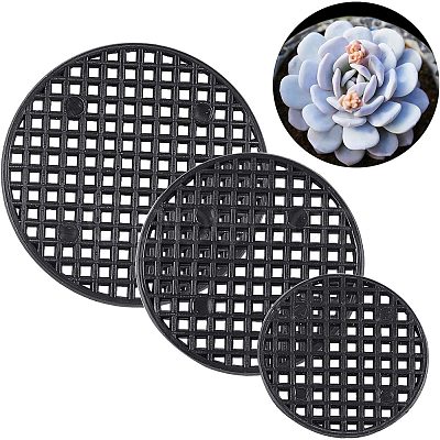 Plastic Mesh Circular Gasket AJEW-GA0001-05-1