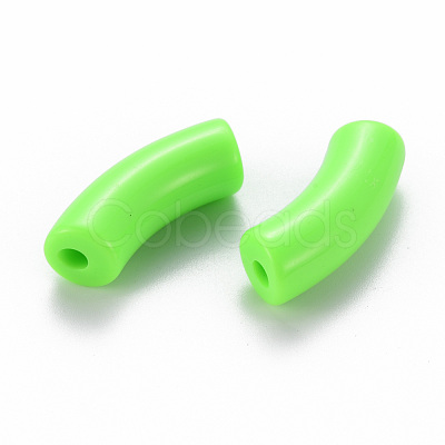 Opaque Acrylic Beads MACR-S372-001B-S030-1