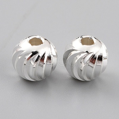 Brass Beads KK-O133-315G-S-1