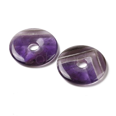 Natural Amethyst Pendants G-F524-H14-1