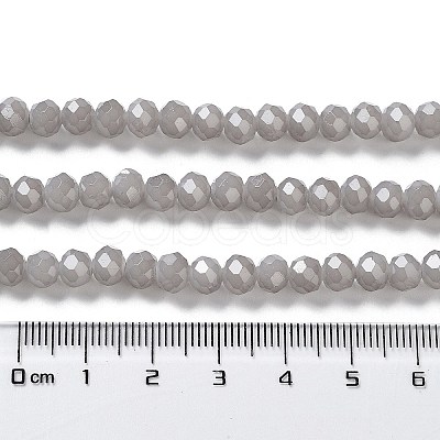 Baking Paint Imitation Jade Glass Bead Strands LS-X-DGLA-A034-J6MM-A43-1