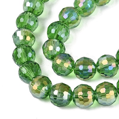Transparent Glass Beads Strands GLAA-Q107-02A-10-1